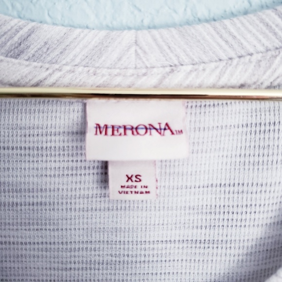 3 FOR $15  Merona V-neck Textured T-shirt Dress - Picture 4 of 6